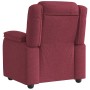 Sillón reclinable de tela rojo tinto en Sillones | Comprar online en Foru.es