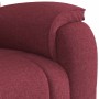 Sillón reclinable de tela rojo tinto en Sillones | Comprar online en Foru.es