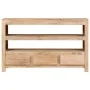 Light brown solid acacia wood TV cabinet 90x30x55 cm by vidaXL, TV Furniture - Ref: Foro24-246103, Price: 262,67 €, Discount: %