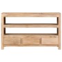Mueble para TV madera maciza acacia marrón claro 90x30x55 cm de vidaXL, Muebles TV - Ref: Foro24-246103, Precio: 284,42 €, De...
