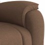 Sillón reclinable de tela marrón en Sillones | Comprar online en Foru.es