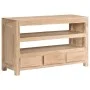 Light brown solid acacia wood TV cabinet 90x30x55 cm by vidaXL, TV Furniture - Ref: Foro24-246103, Price: 262,67 €, Discount: %