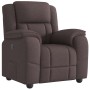 Sillón reclinable de tela marrón oscuro en Sillones | Comprar online en Foru.es