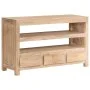Light brown solid acacia wood TV cabinet 90x30x55 cm by vidaXL, TV Furniture - Ref: Foro24-246103, Price: 262,67 €, Discount: %