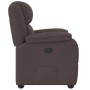 Sillón reclinable de tela marrón oscuro en Sillones | Comprar online en Foru.es