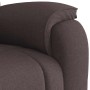 Sillón reclinable de tela marrón oscuro en Sillones | Comprar online en Foru.es