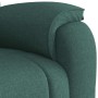Sillón reclinable de tela verde oscuro en Sillones | Comprar online en Foru.es