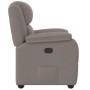 Sillón reclinable de tela gris taupe en Sillones | Comprar online en Foru.es
