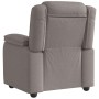 Sillón reclinable de tela gris taupe en Sillones | Comprar online en Foru.es