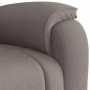 Sillón reclinable de tela gris taupe en Sillones | Comprar online en Foru.es