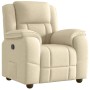 Sillón reclinable de tela crema en Sillones | Comprar online en Foru.es