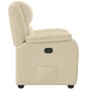 Sillón reclinable de tela crema en Sillones | Comprar online en Foru.es
