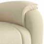 Sillón reclinable de tela crema en Sillones | Comprar online en Foru.es