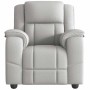 Sillón reclinable de tela gris nube en Sillones | Comprar online en Foru.es