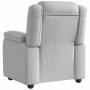 Sillón reclinable de tela gris nube en Sillones | Comprar online en Foru.es