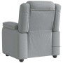 Sillón reclinable de masaje de tela gris claro en Sillones | Comprar online en Foru.es