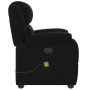 Sillón reclinable de masaje de tela negro en Sillones | Comprar online en Foru.es