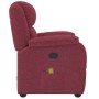 Sillón de masaje reclinable de tela color vino tinto en Sillones | Comprar online en Foru.es