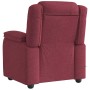 Sillón de masaje reclinable de tela color vino tinto en Sillones | Comprar online en Foru.es
