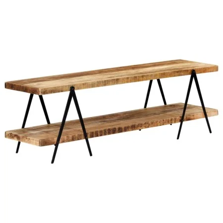 Mueble para TV de madera maciza de mango 160x40x50 cm de vidaXL, Muebles TV - Ref: Foro24-247885, Precio: 207,68 €, Descuento: %
