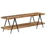 Mueble para TV de madera maciza de mango 160x40x50 cm de vidaXL, Muebles TV - Ref: Foro24-247885, Precio: 207,68 €, Descuento: %