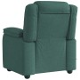 Sillón de masaje reclinable de tela verde oscuro en Sillones | Comprar online en Foru.es