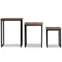 Stapelbare Couchtische 3 Einheiten aus massivem recyceltem Teakholz von vidaXL, Couchtisch - Ref: Foro24-245407, Preis: 140,6...
