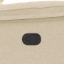 Sillón de masaje reclinable de tela crema en Sillones | Comprar online en Foru.es