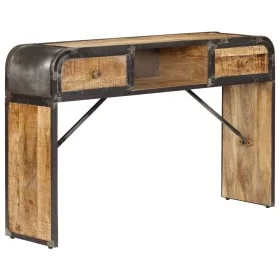 Aparador madera de mango maciza 120x30x75 cm de vidaXL, Aparadores - Ref: Foro24-247805, Precio: 206,44 €, Descuento: %