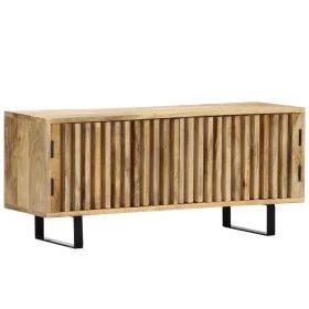 TV-Schrank aus massivem Mangoholz, 90 x 30 x 40 cm von vidaXL, TV-Möbel - Ref: Foro24-247896, Preis: 200,01 €, Rabatt: %