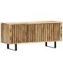 Mueble para la TV madera maciza de mango 90x30x40 cm de vidaXL, Muebles TV - Ref: Foro24-247896, Precio: 198,17 €, Descuento: %
