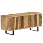 Mueble para la TV madera maciza de mango 90x30x40 cm de vidaXL, Muebles TV - Ref: Foro24-247896, Precio: 198,17 €, Descuento: %