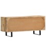 Mueble para la TV madera maciza de mango 90x30x40 cm de vidaXL, Muebles TV - Ref: Foro24-247896, Precio: 198,17 €, Descuento: %