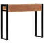 Mesa consola de madera maciza de mango 90x30x75 cm de vidaXL, Mesas auxiliares - Ref: Foro24-247920, Precio: 194,02 €, Descue...