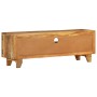 Mueble TV tallado a mano madera maciza reciclada 120x30x40 cm de vidaXL, Muebles TV - Ref: Foro24-247909, Precio: 204,99 €, D...