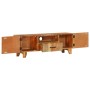 Mueble TV tallado a mano madera maciza reciclada 120x30x40 cm de vidaXL, Muebles TV - Ref: Foro24-247909, Precio: 204,99 €, D...