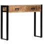 Mesa consola de madera maciza de mango 90x30x75 cm de vidaXL, Mesas auxiliares - Ref: Foro24-247920, Precio: 194,02 €, Descue...