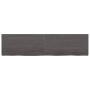 Estante pared madera roble tratada marrón oscuro 160x40x(2-6)cm de vidaXL, Estantes y estanterías - Ref: Foro24-363831, Preci...
