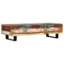 Mesa de centro madera maciza reciclada y acero 120x50x30 cm de vidaXL, Mesas auxiliares - Ref: Foro24-247912, Precio: 185,71 ...