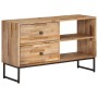 Mueble para TV de madera de teca reciclada 90x30x55 cm de vidaXL, Muebles TV - Ref: Foro24-246081, Precio: 160,89 €, Descuent...