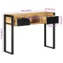 Mesa consola madera maciza mango 100x35x75 cm en Mesas consola | Comprar online en Foru.es