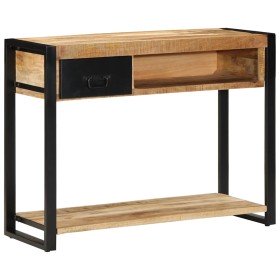 Mesa consola madera maciza mango 100x35x75 cm en Mesas consola | Comprar online en Foru.es