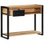 Mesa consola madera maciza mango 100x35x75 cm en Mesas consola | Comprar online en Foru.es