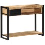 Mesa consola madera maciza mango 100x35x75 cm en Mesas consola | Comprar online en Foru.es