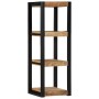 Estante de pared madera maciza de mango 35x35x100 cm en Estanterías | Comprar online en Foru.es