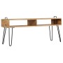 Mueble para TV madera maciza de mango 110x35x45 cm de vidaXL, Muebles TV - Ref: Foro24-246021, Precio: 120,94 €, Descuento: %