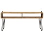 Mueble para TV madera maciza de mango 110x35x45 cm de vidaXL, Muebles TV - Ref: Foro24-246021, Precio: 120,94 €, Descuento: %
