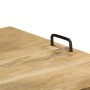 Mueble para TV madera maciza de mango 110x35x45 cm de vidaXL, Muebles TV - Ref: Foro24-246021, Precio: 120,94 €, Descuento: %