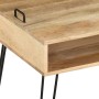Mueble para TV madera maciza de mango 110x35x45 cm de vidaXL, Muebles TV - Ref: Foro24-246021, Precio: 120,94 €, Descuento: %