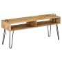 Mueble para TV madera maciza de mango 110x35x45 cm de vidaXL, Muebles TV - Ref: Foro24-246021, Precio: 120,94 €, Descuento: %